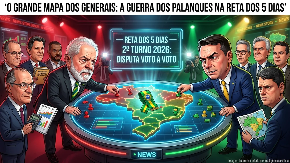 Reta dos 5 dias: Pesquisas Alfa Inteligência e RealTime Big Data confirmam empate técnico e acirram confronto de generais e...