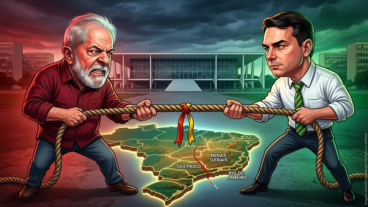 Reta dos 9 dias: Datafolha aponta Flávio com 51% e Lula com 49% em votos válidos e acirra guerra total pelo Sudeste no 2º Turno