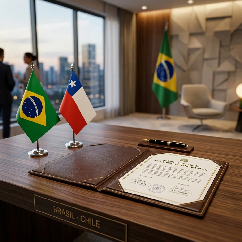 Rota Bioceânica: Campo Grande e Tarapacá no Chile assinam acordo de cooperação logística