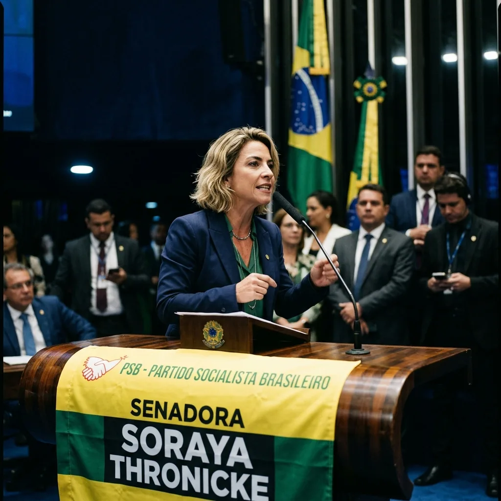 Soraya Thronicke oficializa filiação ao PSB no último dia da janela partidária e reconfigura cenário eleitoral