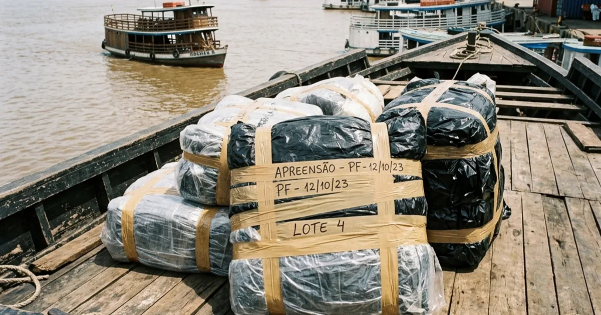 Combate à Pirataria Fluvial: Polícia intercepta lancha rápida transportando drogas no AM