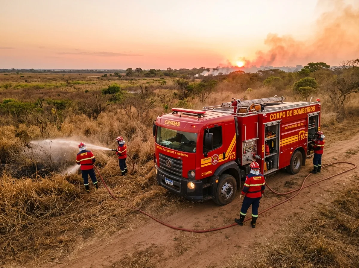 Defesa Ambiental: Corpo de Bombeiros mobiliza Operação Pantanal 2026 contra incêndios