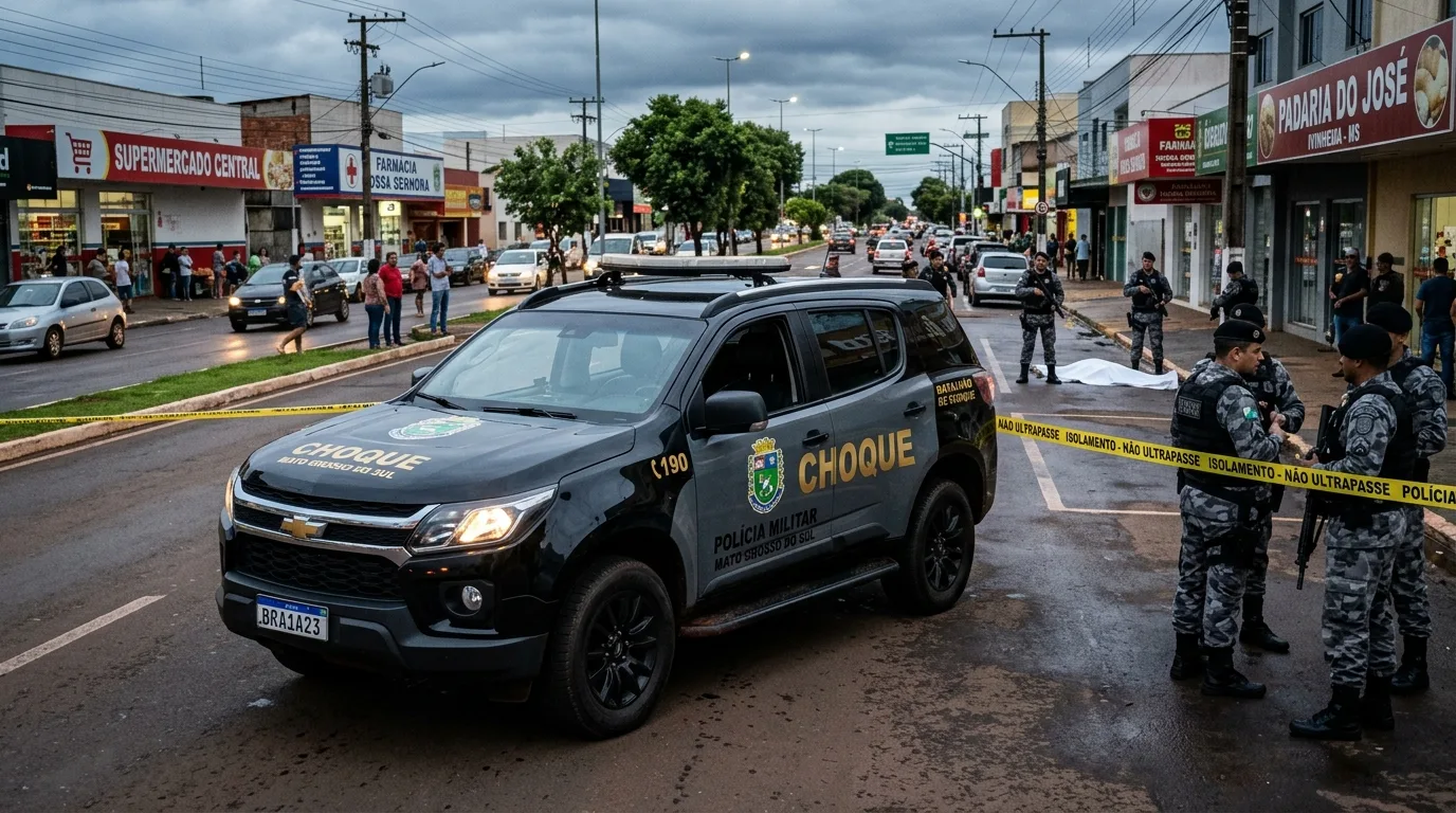 Batalhão de Choque entra em confronto e dois suspeitos morrem em Ivinhema