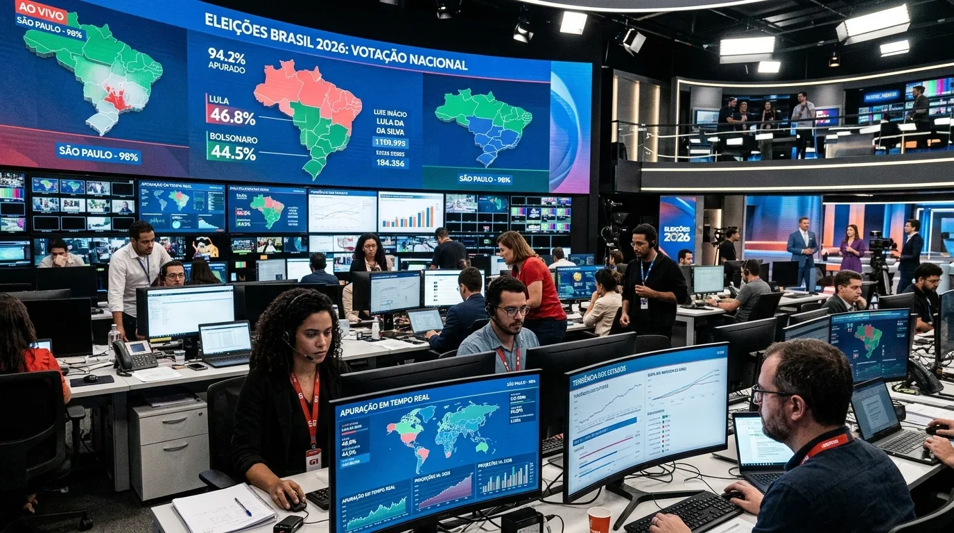 Observatório Presidencial 2026 (Fase 21): Abertura das Urnas Mobiliza País e IA Inicia Coleta dos Boletins