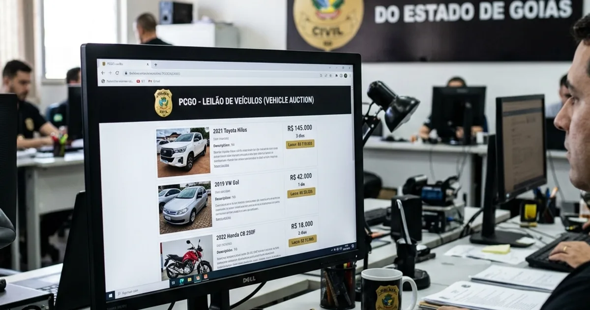 Golpes de Leilão Virtual: PCGO prende quadrilha em Goiânia por fraude eletrônica