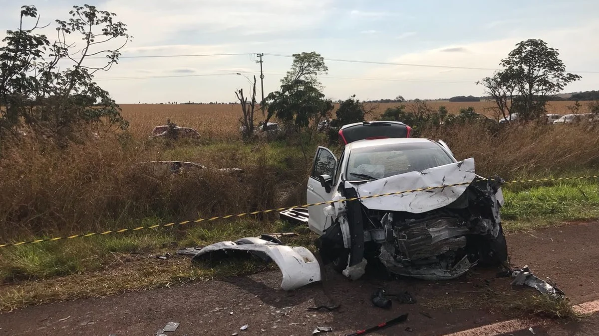 Acidente Grave na BR-060: Casal que passava férias em Mato Grosso do Sul morre em colisão