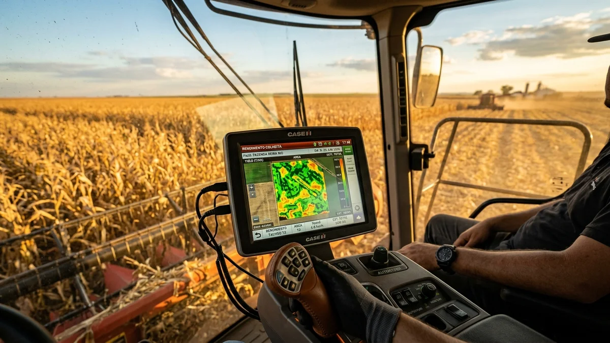 Tecnologia no Campo: Colheita do Milho Safrinha Ultrapassa 75% da Área sob Comando de GPS Agrícola em MS