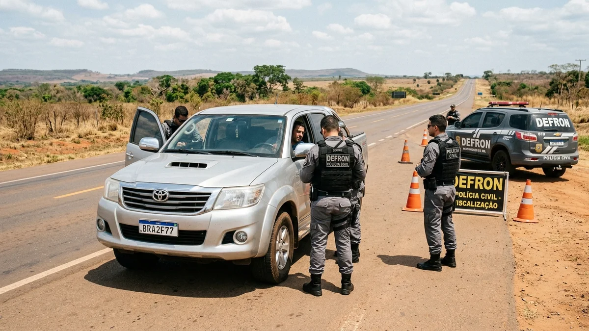 Operação Rota Oculta: DEFRON desarticula depósito clandestino de caminhonetes furtadas em Amambai