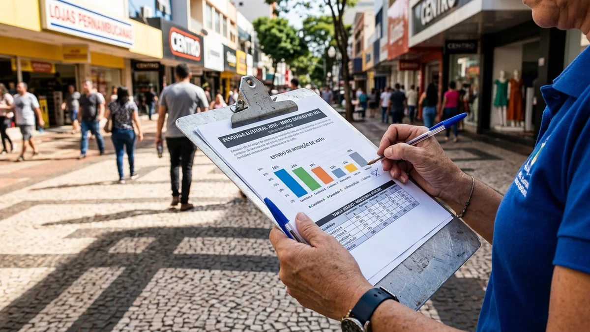 Eleições 2026: Pesquisa da Ranking Brasil Inteligência Mostra Disputa Acirrada pelo Governo de MS e Senado