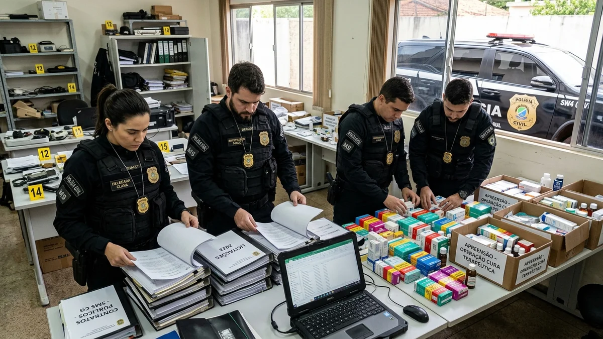 Operação Cura Terapêutica: Polícia Civil e DRACCO desarticulam esquema de fraudes em internações com bloqueio de R$ 1 milhão em MS