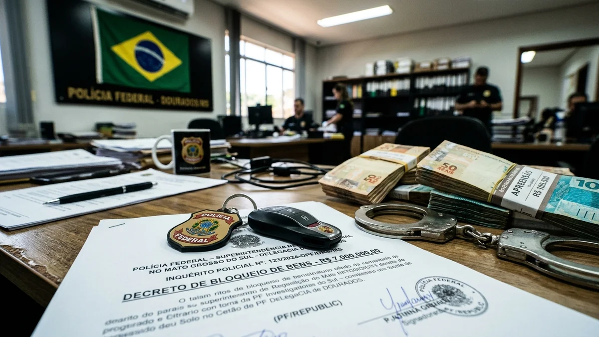Operação Little Bag: Polícia Federal Bloqueia R$ 7 Milhões de Organização de Narcotráfico em Dourados