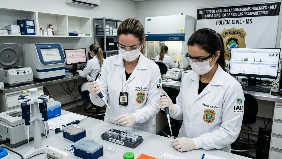 Mobilização de Coleta de DNA em MS: Polícia Civil e IALF realizam Dia D para identificar pessoas desaparecidas