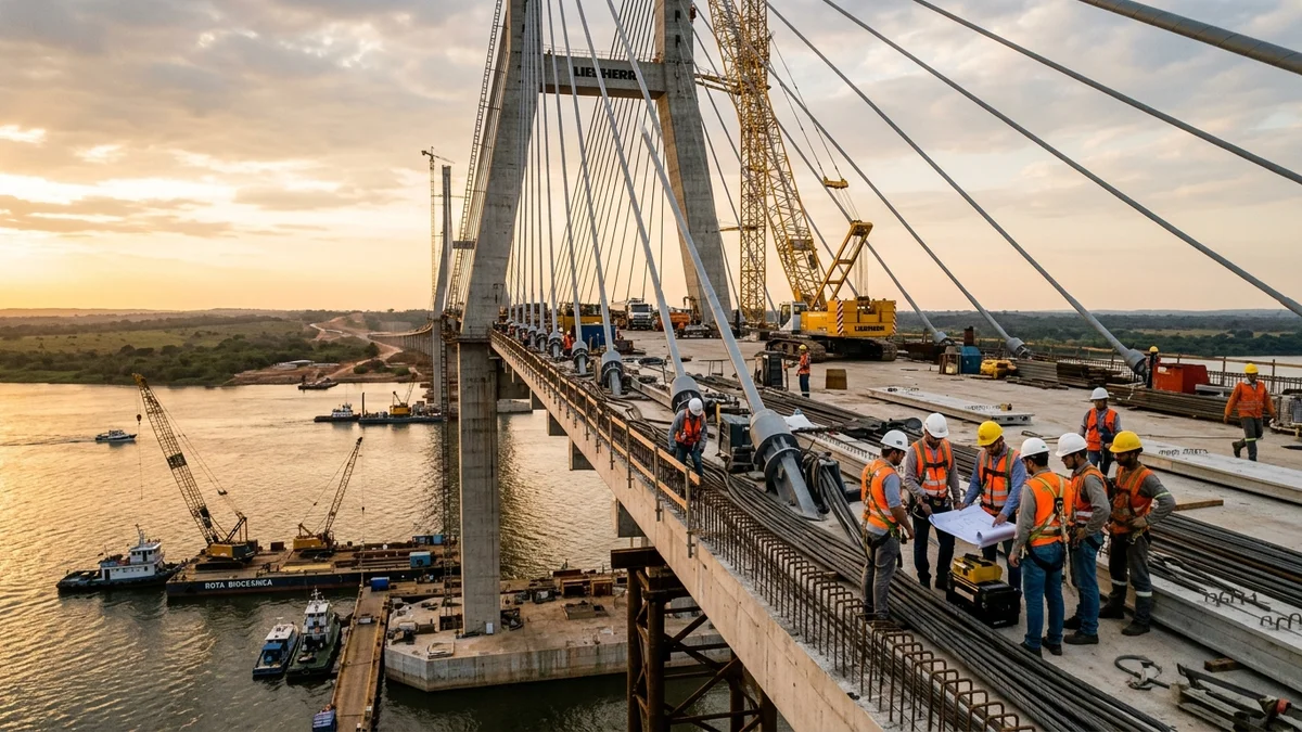 Rota Bioceânica na Reta Final: Ponte Internacional sobre o Rio Paraguai em Porto Murtinho une Brasil e Pacífico