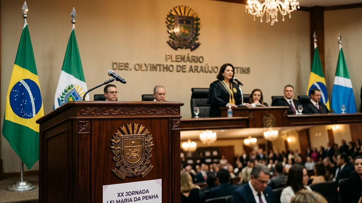 Abertura Solene no TJMS: Tribunal Sedia XX Jornada Maria da Penha e Celebra 20 Anos de Enfrentamento