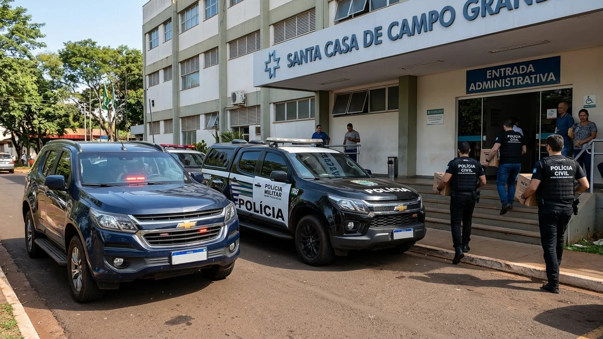 Operação Antidotum: GECOC e GAECO Prendem Cúpula da Santa Casa por Desvios de R$ 4,9 Milhões em Campo Grande
