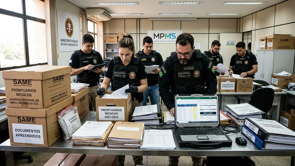 Operação Antidotum: MPMS Revela Repasses de R$ 9,6 Milhões a Empresas de Fachada e Prontuários Pagos Sem Entrega