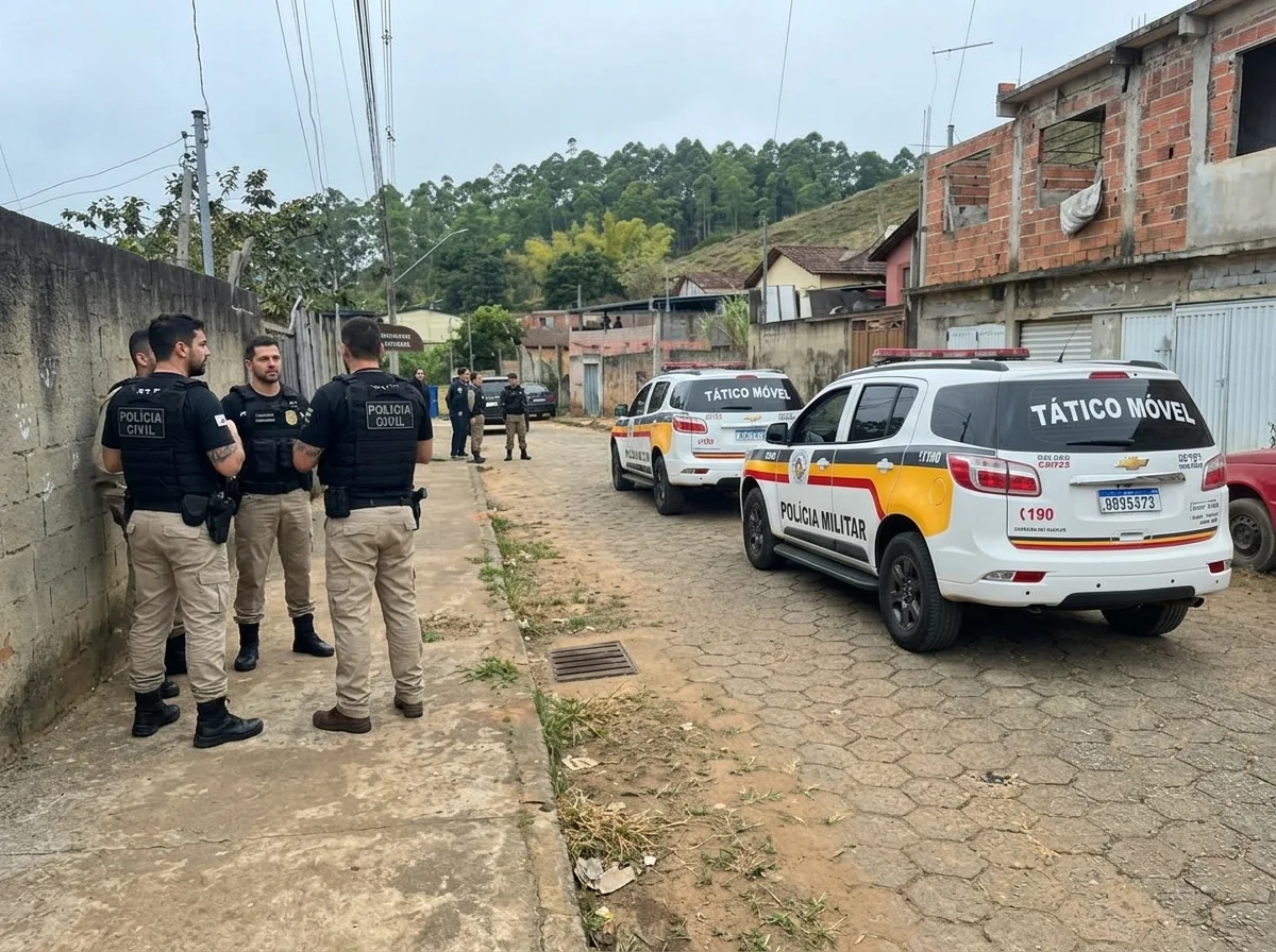 Operação Axolote: Polícia Civil de Minas desarticula facção e prende cinco por tráfico em Viçosa e Ubá