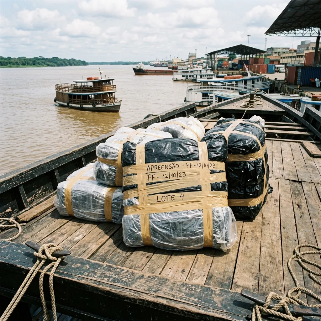 Operação intercepta drogas avaliadas em R$ 12 milhões no Porto de Manaus