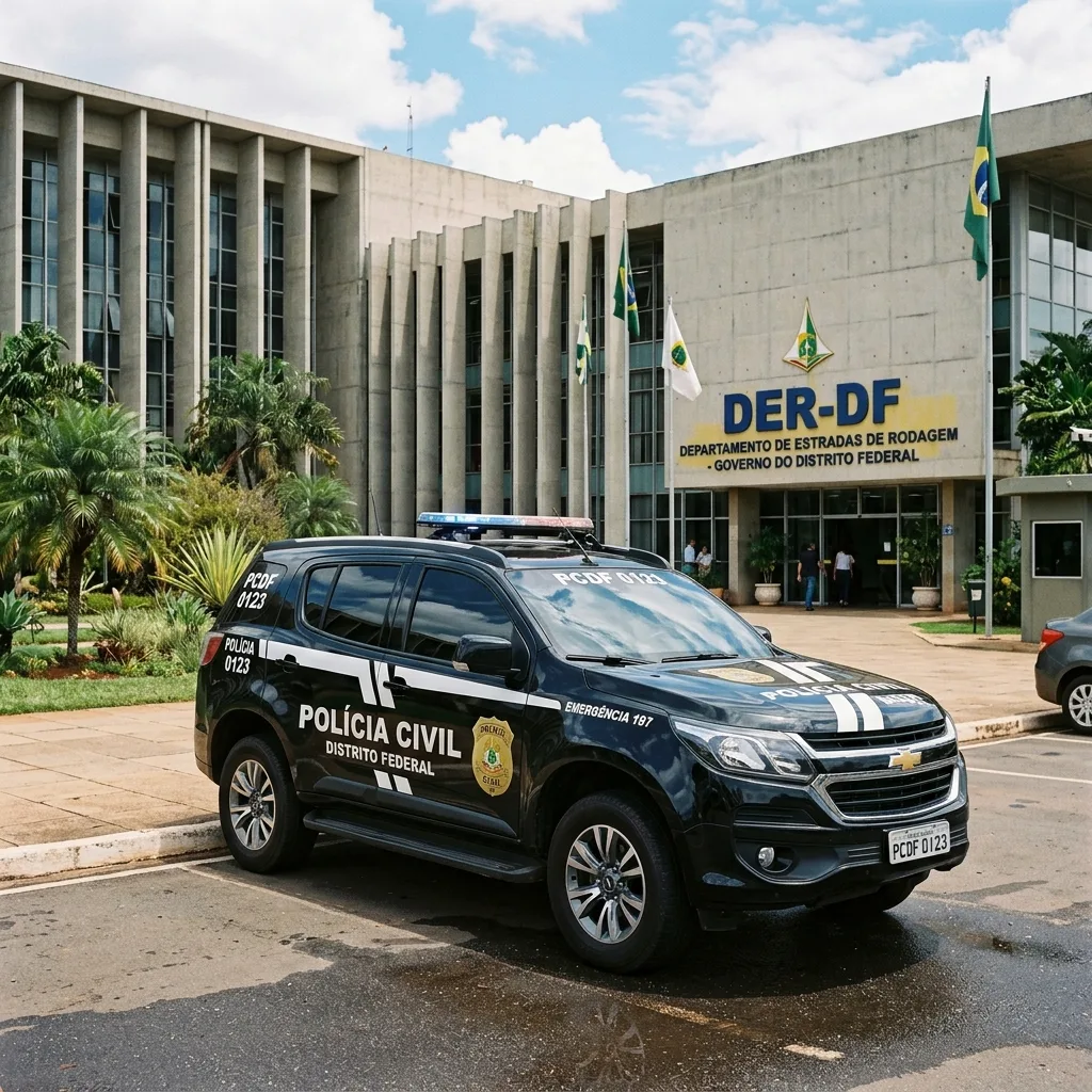 Operação Mão Dupla mira fraudes de R$ 33 milhões em contratos do DER-DF