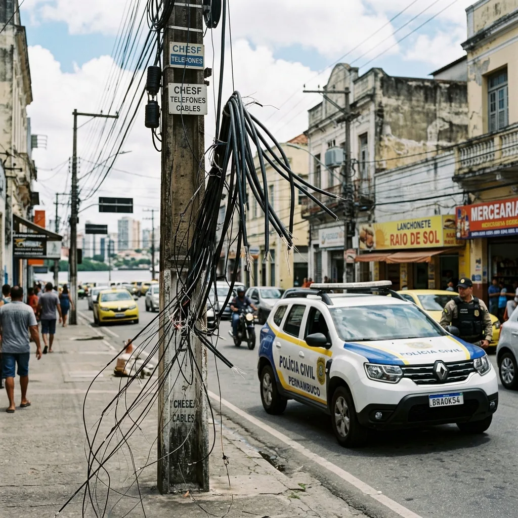 Operação no Recife desarticula quadrilha que extorquia provedores de internet