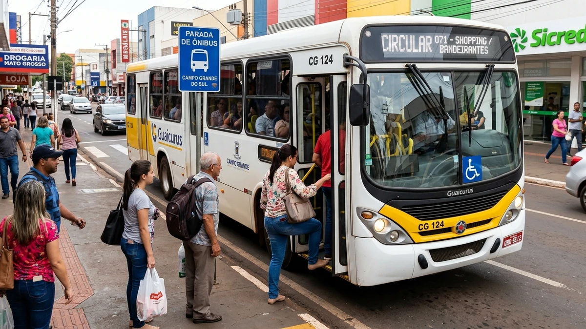 Campo Grande Terá Passe Livre no Transporte Coletivo no 1º Turno das Eleições 2026