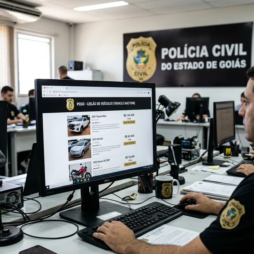 PCGO prende suspeitos de falso leilão de veículos em Goiânia