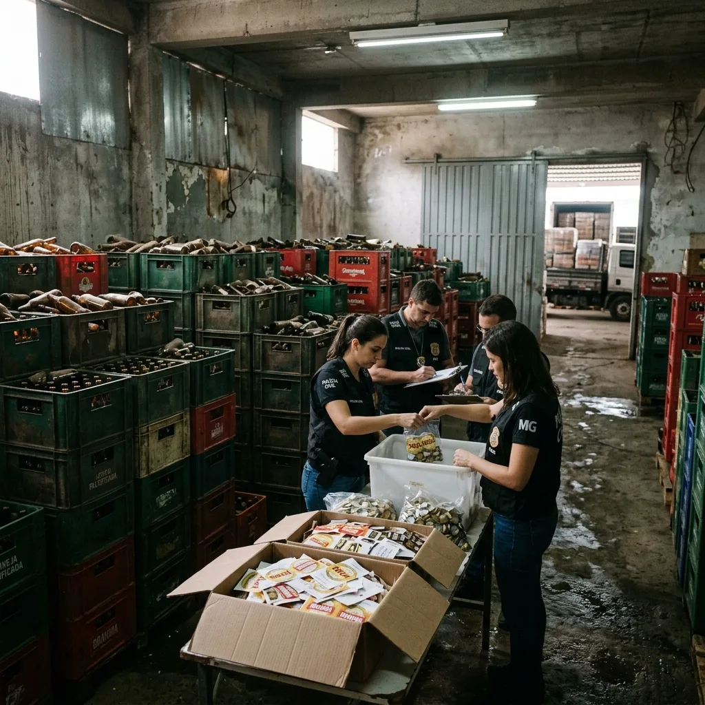 Polícia fecha fábrica clandestina de cerveja em Belo Horizonte