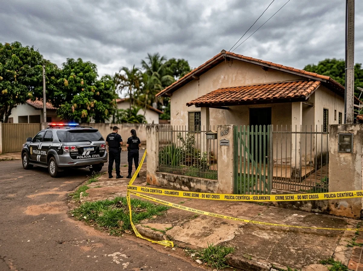 Violência no Interior: Homem mata esposa e vizinho a tiros em crime bárbaro em Nioaque