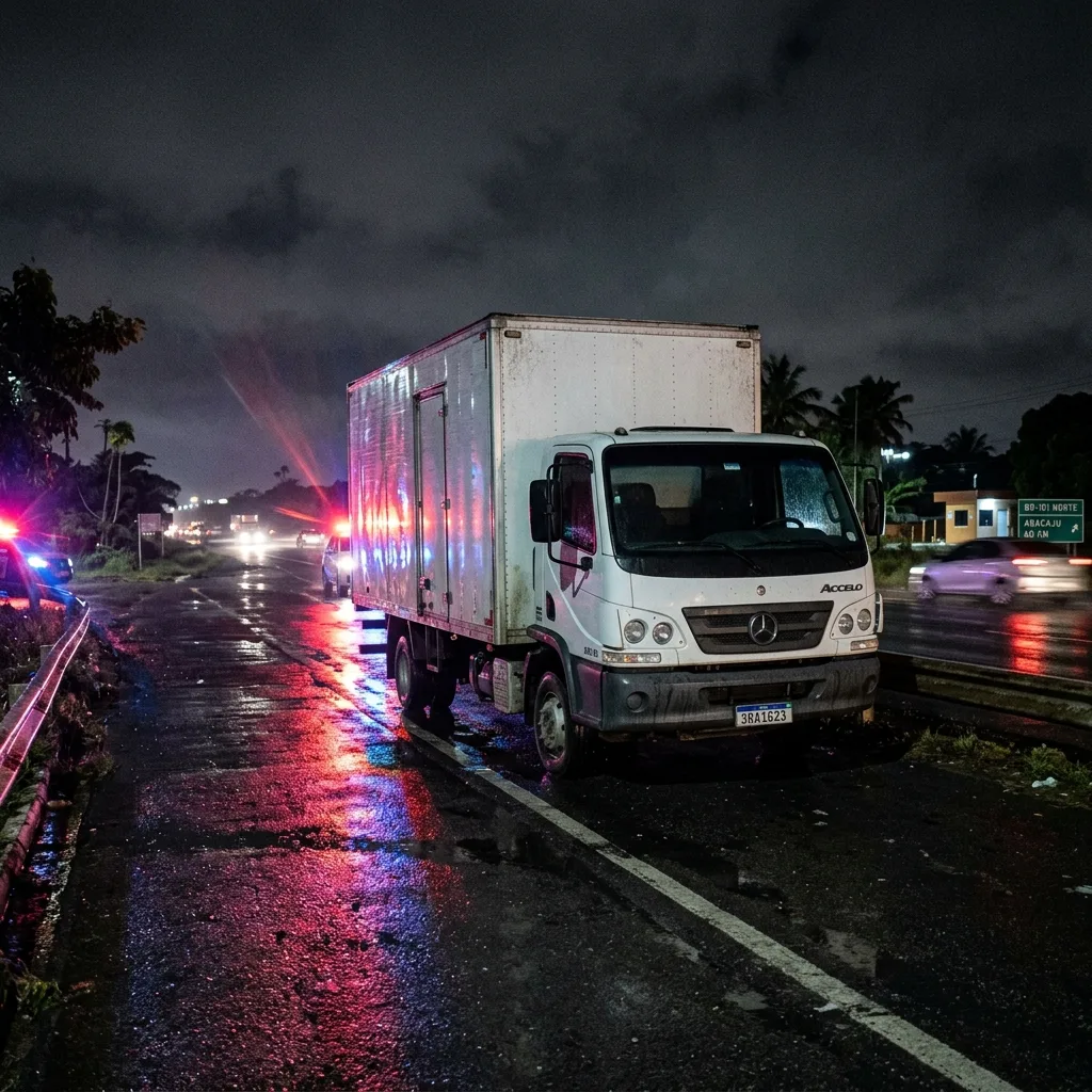 Caminhoneiro morre em troca de tiros com a polícia na BR-101 em Sergipe