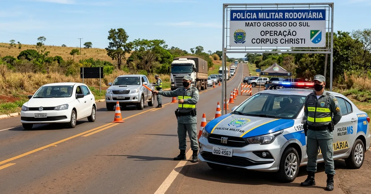 Policiamento Rodoviário: PMMS apreende cargas contrabandeadas em barreira na BR-262
