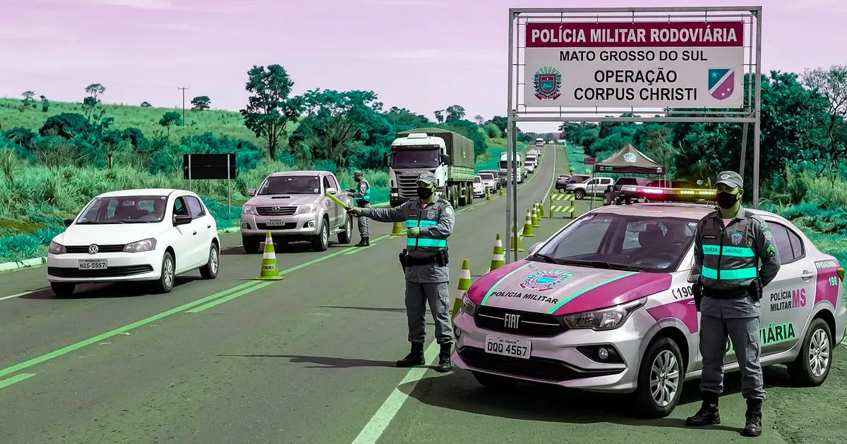 Segurança na Fronteira: PMMS prende mulher foragida da Justiça perto da Receita Federal em Ponta Porã