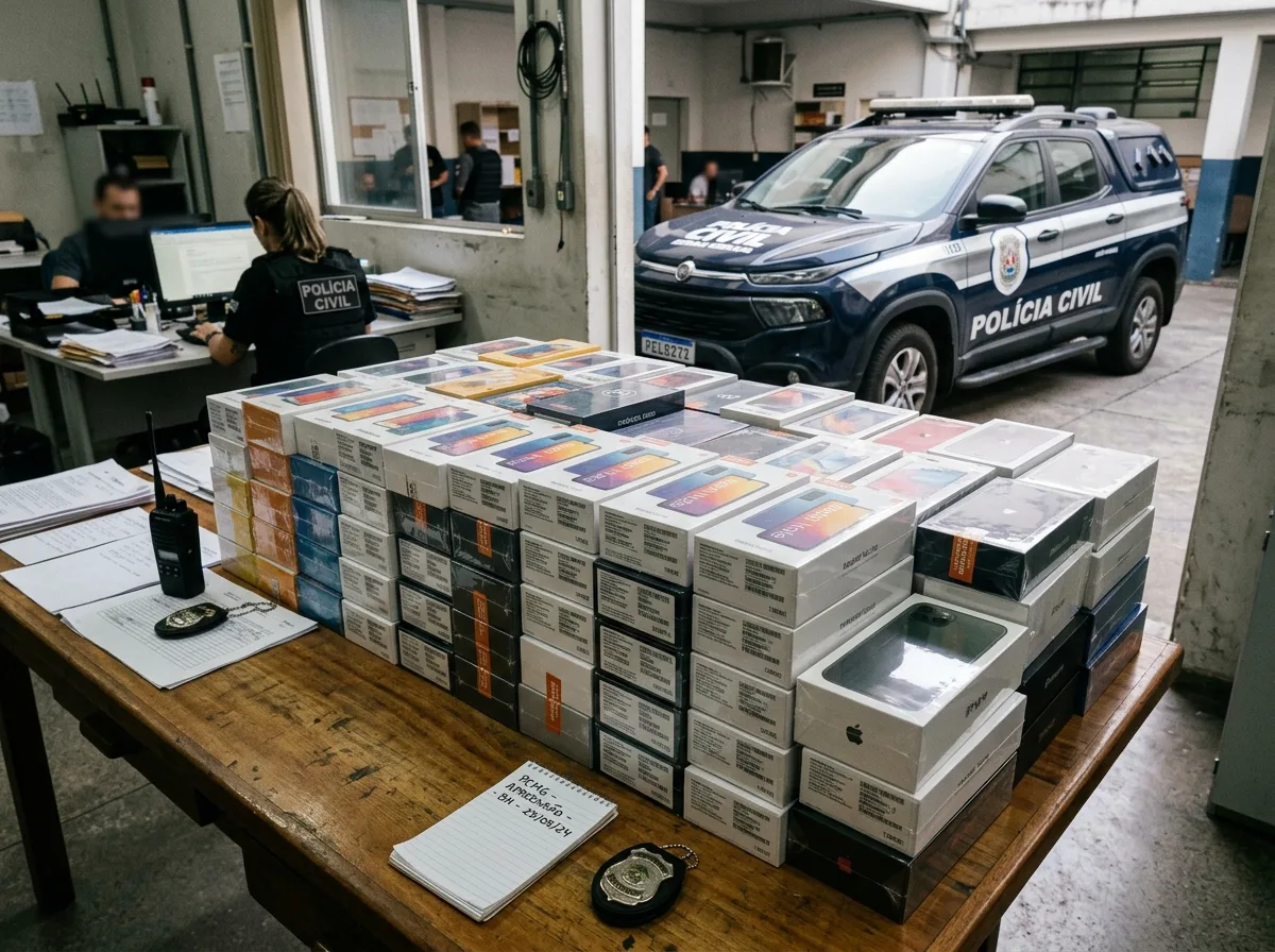 Polícia Civil combate contrabando de aparelhos eletrônicos em BH