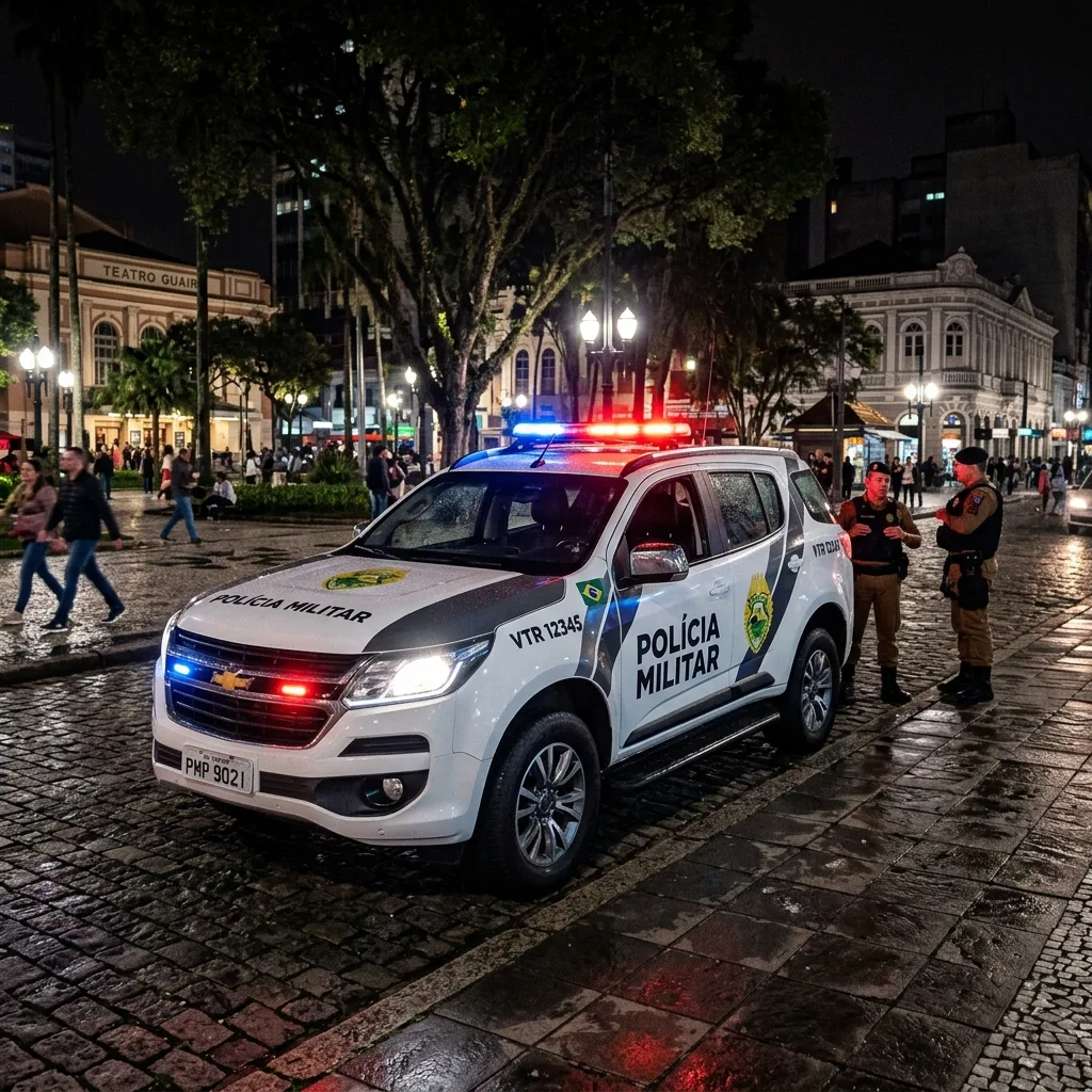 Polícia de Curitiba investiga tiroteio na Praça Carlos Gomes