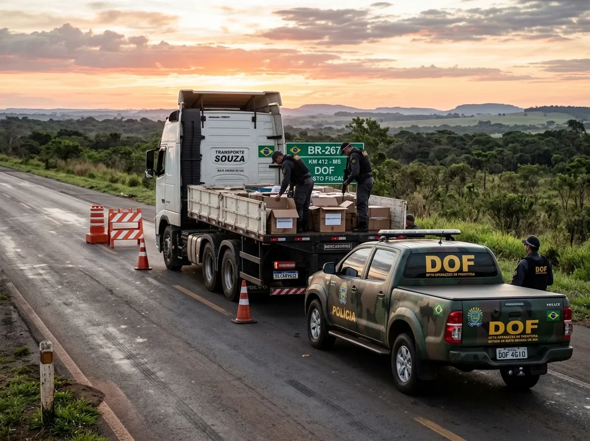 Polícia descobre depósito clandestino com contrabando milionário em Ponta Porã