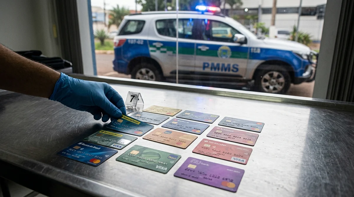 Estelionatário é preso embriagado com 13 cartões de vítimas na capital